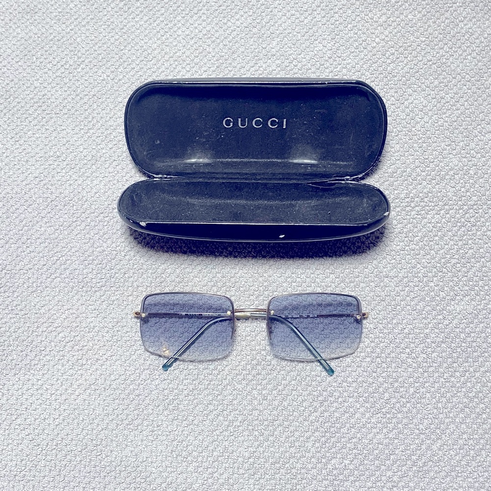 Gucci Vintage Sunglasses GG 1653/S Blue Gradient